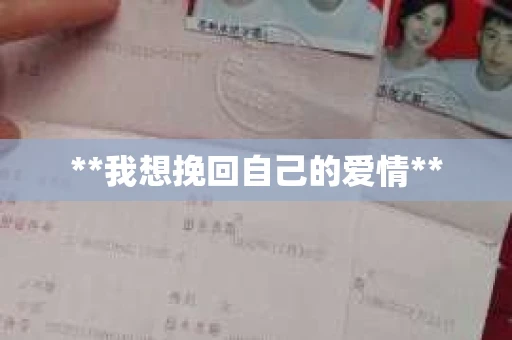 **我想挽回自己的爱情**