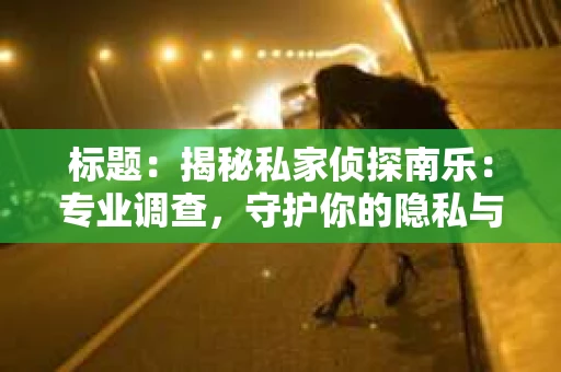 标题：揭秘私家侦探南乐：专业调查，守护你的隐私与权益