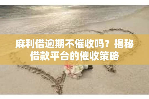 麻利借逾期不催收吗？揭秘借款平台的催收策略
