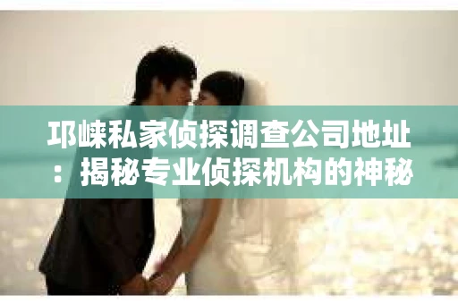 邛崃私家侦探调查公司地址：揭秘专业侦探机构的神秘面纱