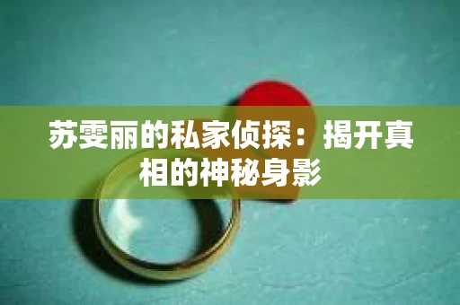 苏雯丽的私家侦探：揭开真相的神秘身影