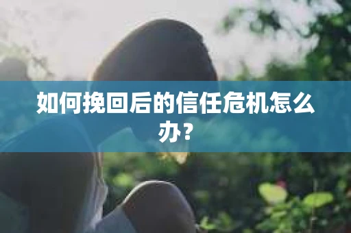 如何挽回后的信任危机怎么办? 如何挽回后的信任危机怎么办?