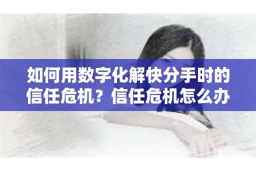 如何用数字化解快分手时的信任危机?信任危机怎么办? 如何用数字化解快分手时的信任危机?信任危机怎么办?