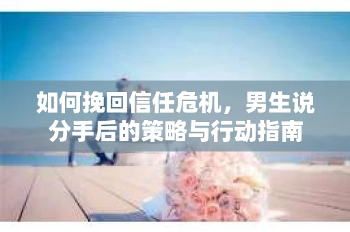 如何挽回信任危机，男生说分手后的策略与行动指南