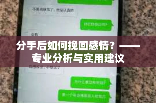分手后如何挽回感情？——专业分析与实用建议