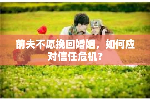 前夫不愿挽回婚姻，如何应对信任危机？