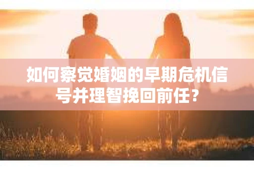 如何察觉婚姻的早期危机信号并理智挽回前任？