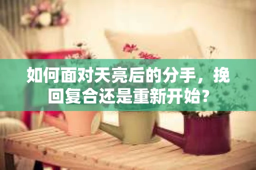 如何面对天亮后的分手，挽回复合还是重新开始？