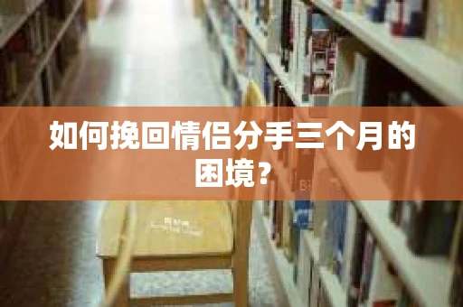 如何挽回情侣分手三个月的困境？