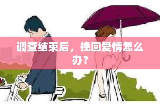 调查结束后，挽回爱情怎么办？